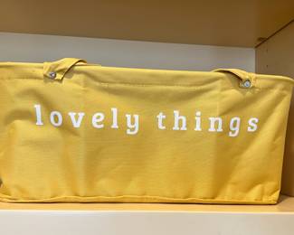Yellow "Lovely Things" Tote