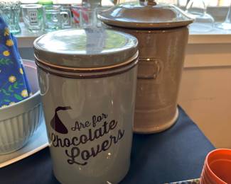 Fitz & Floyd Hershey's Kisses Chocolate Lover's Ceramic Canister