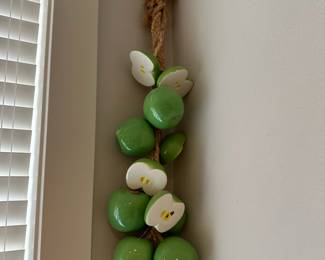 Ceramic Hanging Green Apple Decor