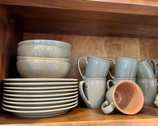 Denby Gray Stoneware Dinnerware Set