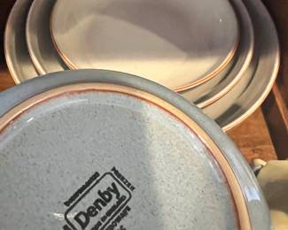 Denby Gray Stoneware Dinnerware Set