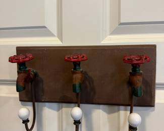 Faucet Coat Rack