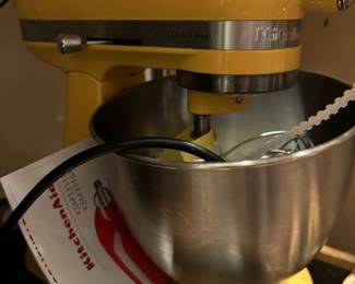 KitchenAid Yellow Artisan Mini Mixer