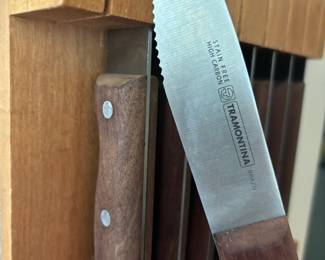 Set of 8 Tramontina Steak Knives 