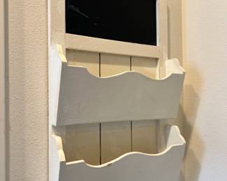 Two Tier Mail Sorter with Chalkboard