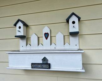 Potting Shed Birdhouse Decor