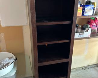 5 Tier Dark Wood Shelf