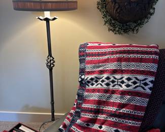 Ralph Lauren Throw Blanket with Aztec Pattern