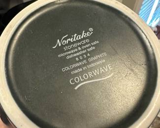 Noritake Stoneware "Colorwave Graphite" Pitcher - 8034