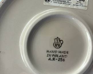 Ceramika Artystyczna "Peacock Pattern" Canister - Madę in Poland