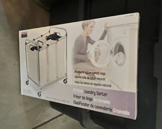 Chrome Laundry Sorter