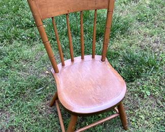 Vintage solid wood chair