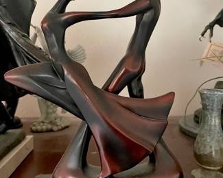 Herco Gift Professionals "Couple Dancing" Bronze Tone Sculpture