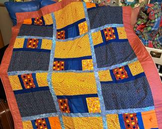 Assortment of Patchwork Quilts