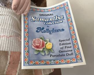 Samantha Collections by Hollylane Porcelain Doll 