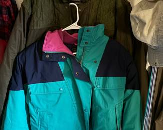 Circa 1980's Eddie Bauer Pink/Teal Jacket