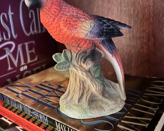 Ceramic Parrot Figurine