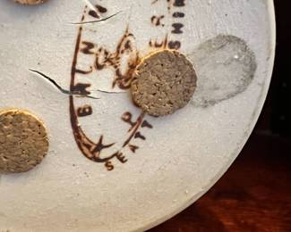 Bruning Pottery Brown/Tan Vase