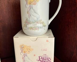 Enesco "Lisa" Personalized Precious Moments Coffee Mug