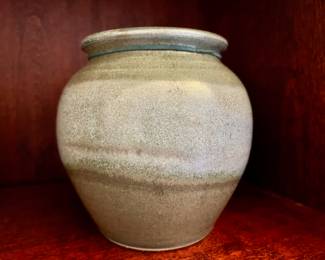 Bruning Pottery Brown/Tan Vase