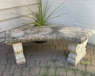 Cast Stone Bench