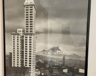 Framed Photograph of Seattle Smith Tower by Asahel Curtis
