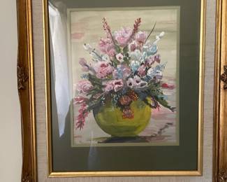 Floral Bouquet Watercolor Painting