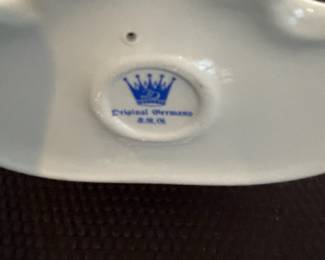 Dresden Porcelain Lace Courting Couple Figurine  