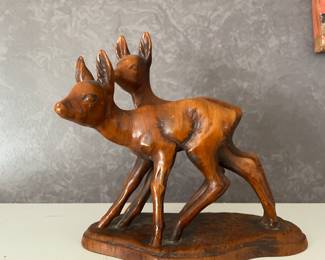 Assortment of Fawn Figurines