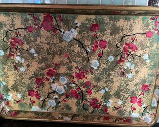 Gold Cherry Blossom Themed Tray