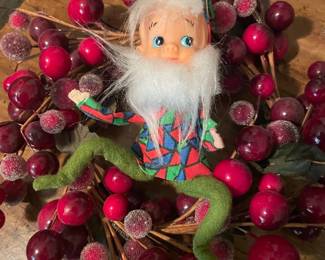 Circa 1950's Shelf Sitter Elf