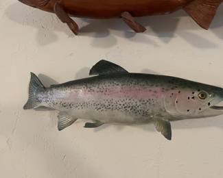 Rainbow Trout Sculpture Wall Art