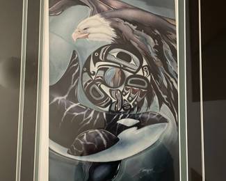 Matted Print "There is no end...only a change of worlds" by Jody Bergsma
