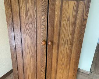 MCM Oak Media Cabinet