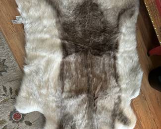 Faux Reindeer Hide Rug