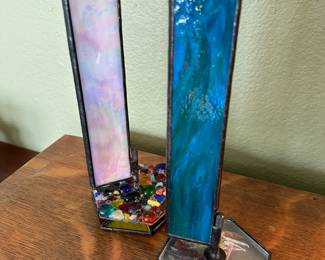 Two Stained Glass Kaleidoscopes