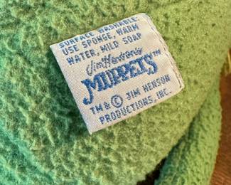 1970's Eden Jim Henson Kermit The Frog Muppet Plush