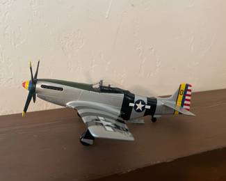 Mustang US Army Air Corps Die Cast Model Airplane