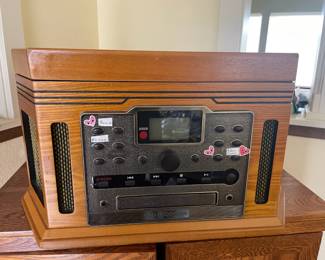 Crosley Turntable, Radio, CD Recorder and Cassette Player