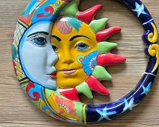Mexican Talavera Pottery Eclipse Decor