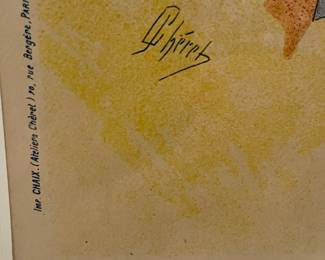 One of a set of four1891 by Cheret Belle Epoque poster France 