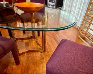 One of a pair of arm chairs, there are an additional 4 side chairs that match, all in like new upholstery