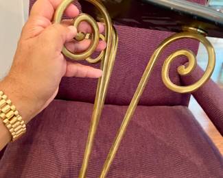 Brass Wall Sconces Italian Vintage