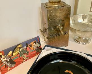 Antique brass tea Samovar, beautiful condition 