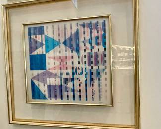 Yaacov Agam original signed by artist 