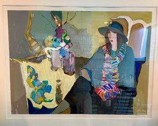 Izchak Tarkay Serigraph titled " A Quiet Moment" Artists Proof AP