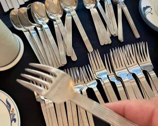 Stainless flatware sold as a set