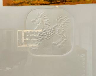 Lebedang Artist signed Lithograph