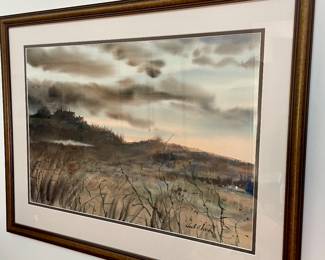 Watercolor Artist Signed