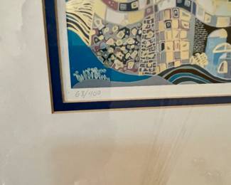 Ilan Hasson Serigraph signed and numbered